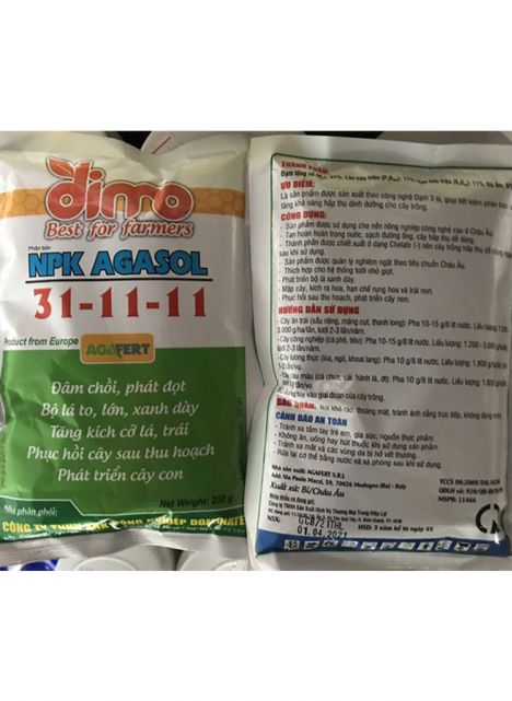 Agasol 31-11-11 250gr Agasol 31-11-11 250gr